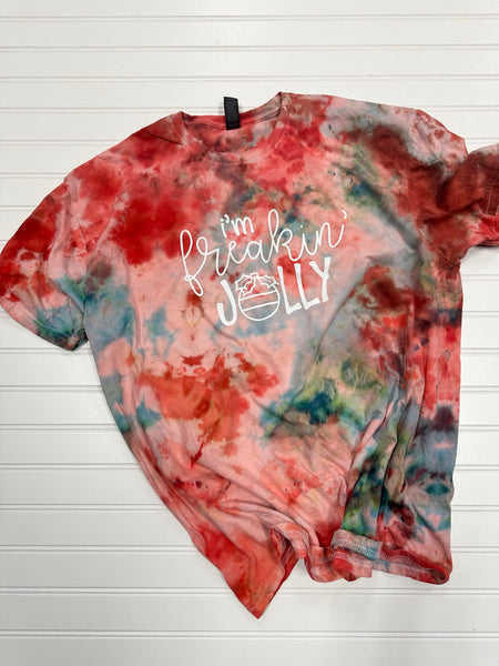 Freakin Jolly Tie Dye Shirt