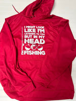 Adult Hooded Fishing Sweatshirt