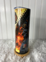 Firefighter Skinny Tumbler 20 ounce