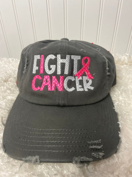 Fight cancer baseball cap